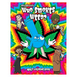 Wood Rocket Who Smokes Adult Coloring Book - 8.5"x11"