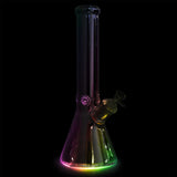 Space Party Beaker Water Pipe w/ LED Light - 14" / 14mm F