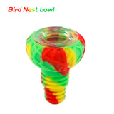 Waxmaid 14mm 18mm Bird Nest Silicone Glass Bowl