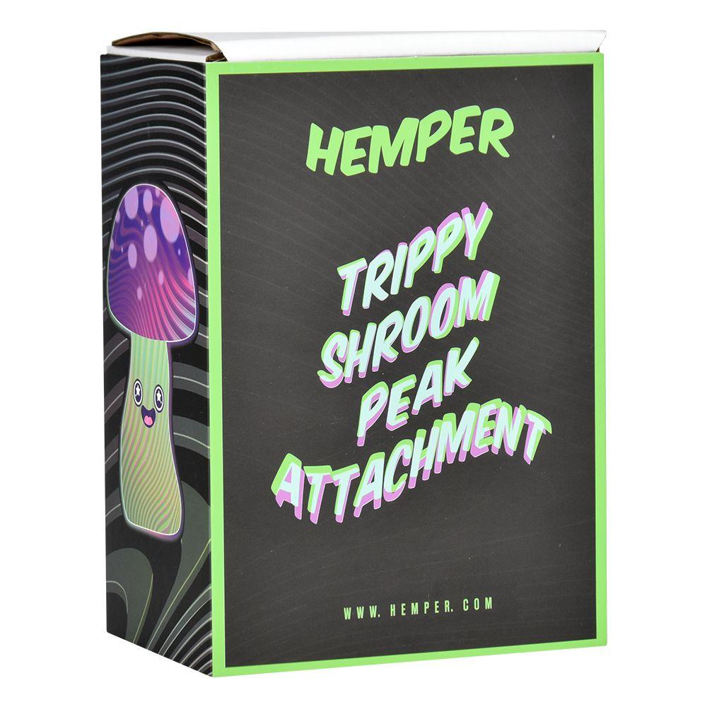 Hemper Trippy Shroom Glass Attachment for Puffco Peak & Peak Pro - 5.75