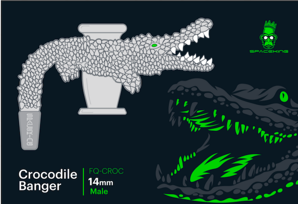 Space King Crocodile Banger - Handmade