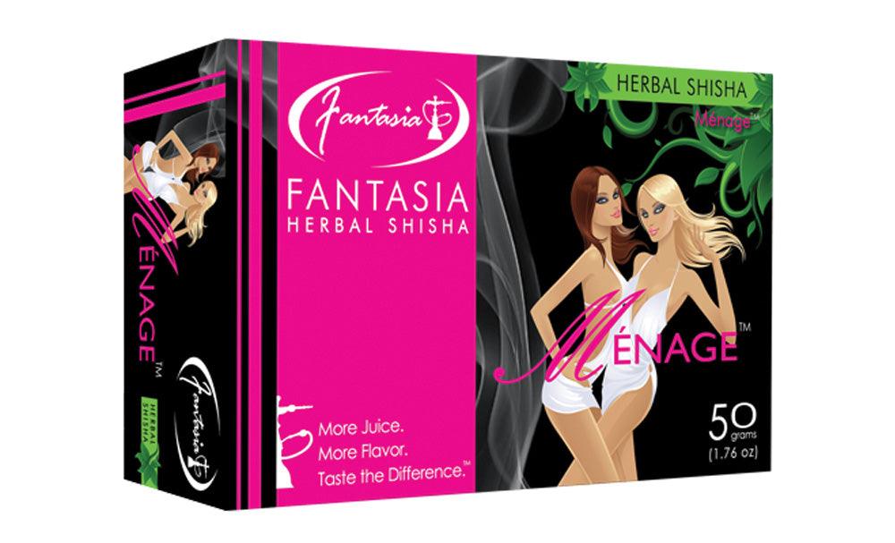 10PK DISP - 50g Fantasia Herbal Shisha - SmokeWeed.com