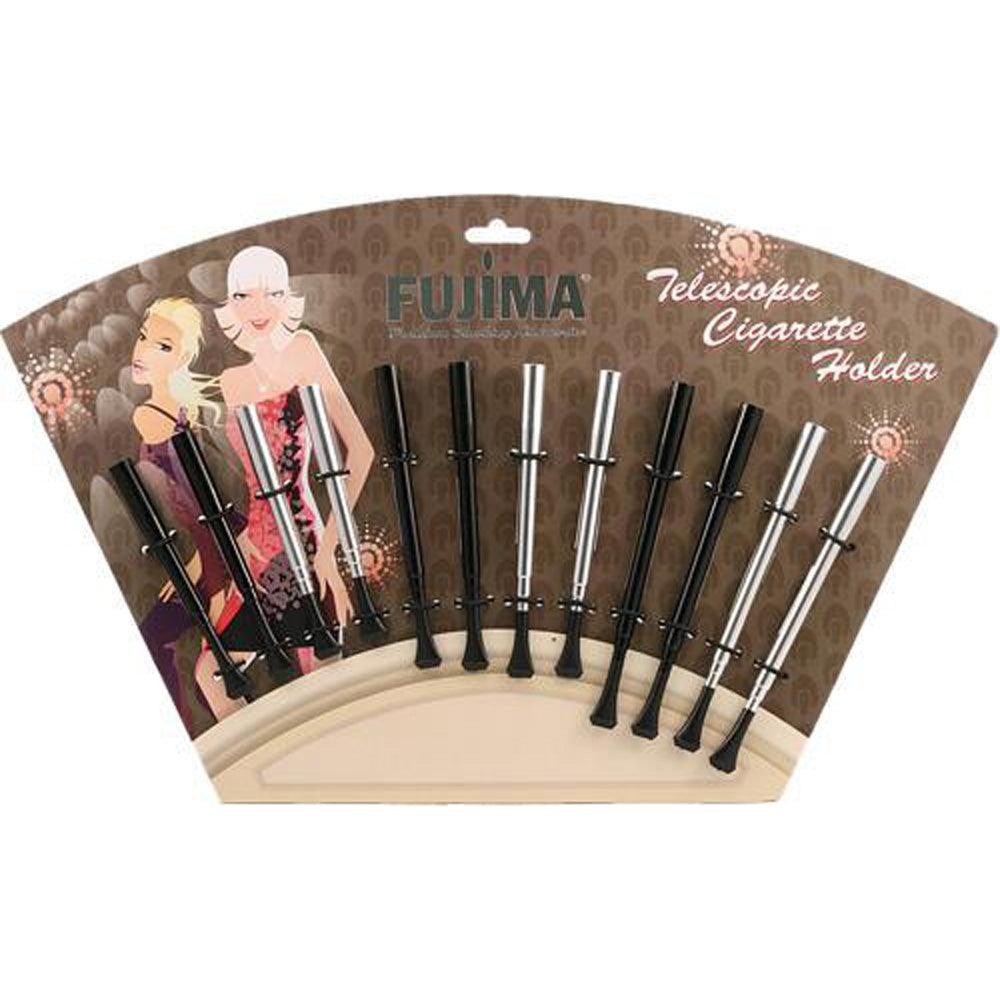 12pc Display - Fujima Metal Telescopic Cigarette Holders - SmokeWeed.com