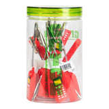 14PC JAR - Gator Klips Cell Phone Memo Clip - 4.5" - SmokeWeed.com