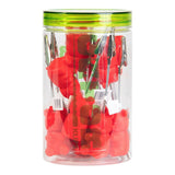 14PC JAR - Gator Klips Gummy Bear Memo Clip - 4.5" - SmokeWeed.com