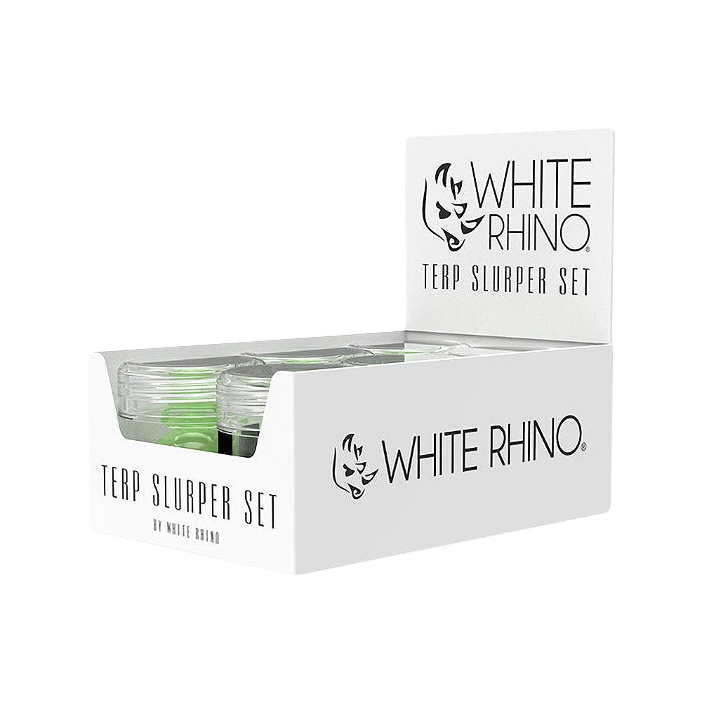 White Rhino Terp Slurper Marble Set | 3pc | 6ct Display