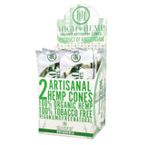 15PC DISPLAY - High Hemp Organic Artisanal Cones - 2pk - SmokeWeed.com