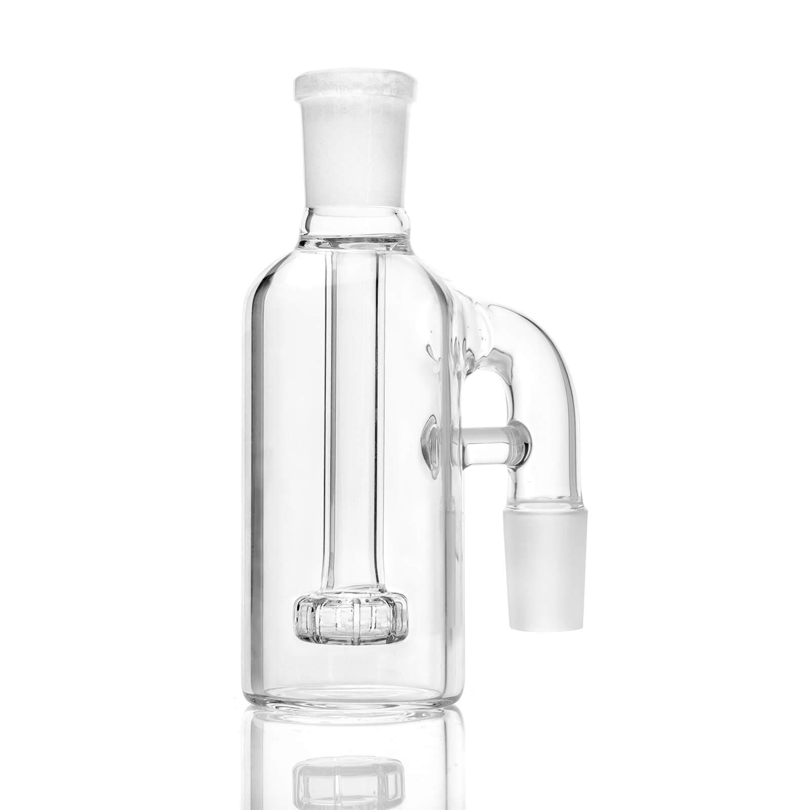 18mm 90 Degree Ash Catcher 18mm White - SmokeWeed.com