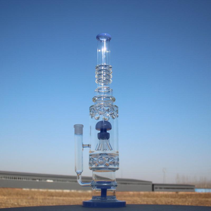 19.5" Jellyfish Sprinkler & Matrix Perc Glass Water Pipe - SmokeWeed.com