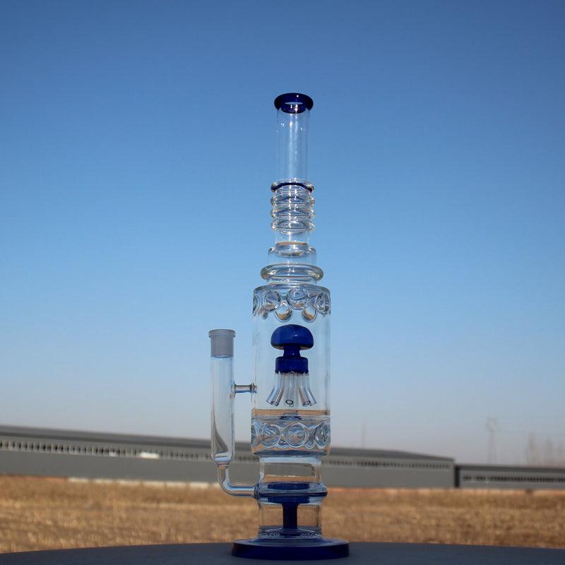 19.5" Jellyfish Sprinkler & Matrix Perc Glass Water Pipe - SmokeWeed.com