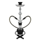 19" Nicolette 2-Hose Premium Hookah - Colors Vary - SmokeWeed.com