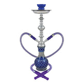 19" Nicolette 2-Hose Premium Hookah - Colors Vary - SmokeWeed.com