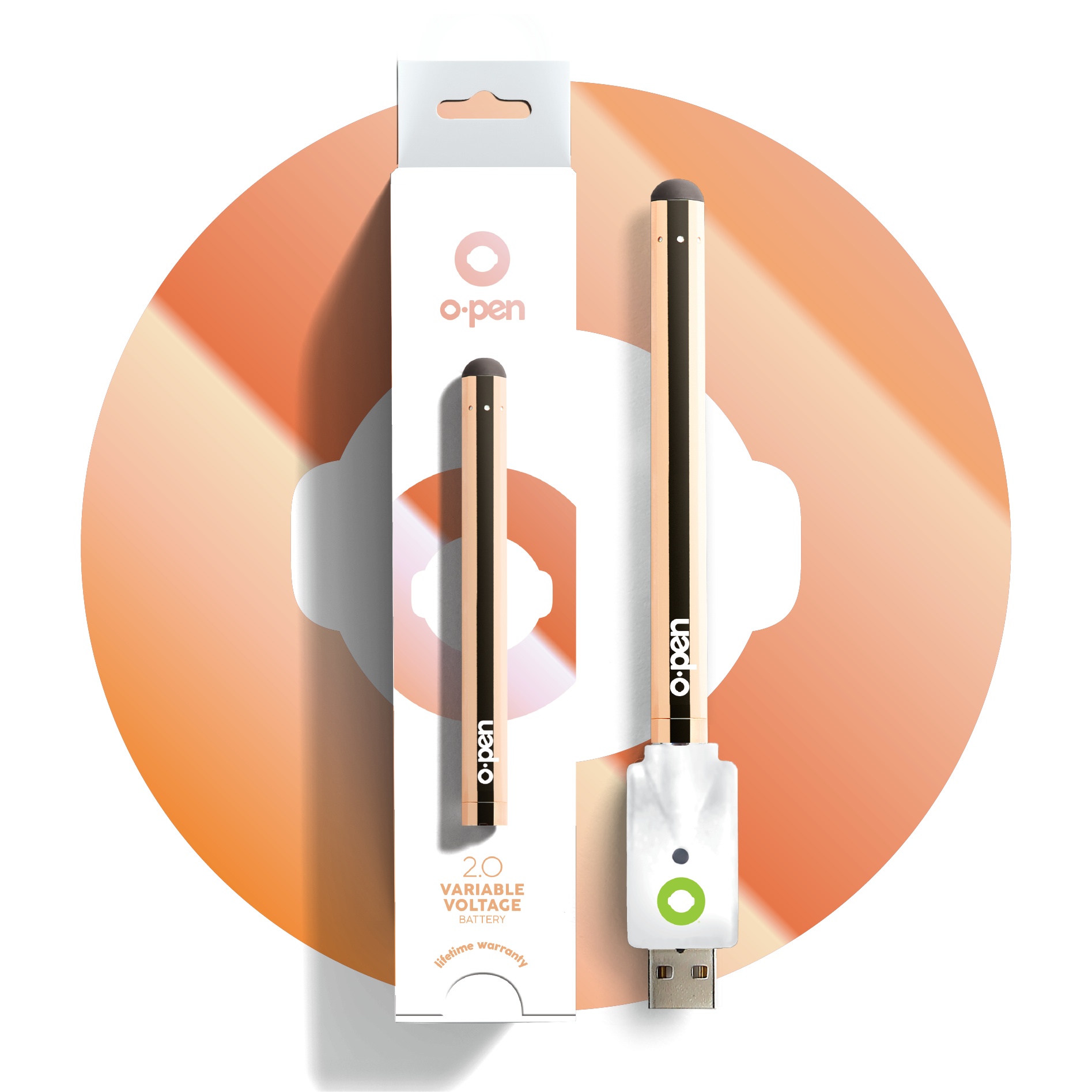 O.pen 2.0 Variable Voltage 510-Thread Battery