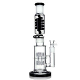 1Stop Glass 14 Inch Glycerin Straight Tube Bong - SmokeWeed.com