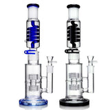 1Stop Glass 14 Inch Glycerin Straight Tube Bong - SmokeWeed.com