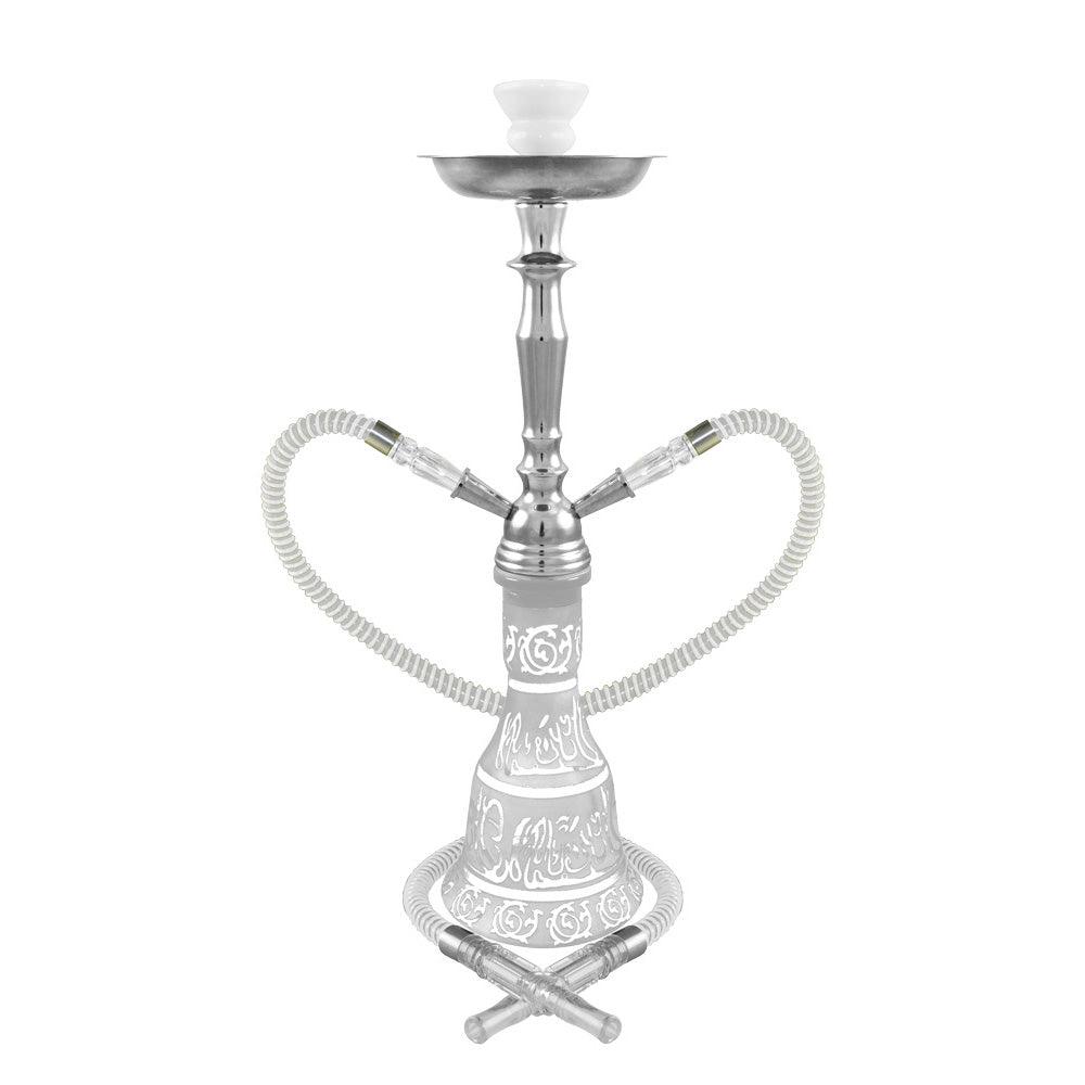 20" Hieros 2-Hose Premium Hookah - Colors Vary - SmokeWeed.com