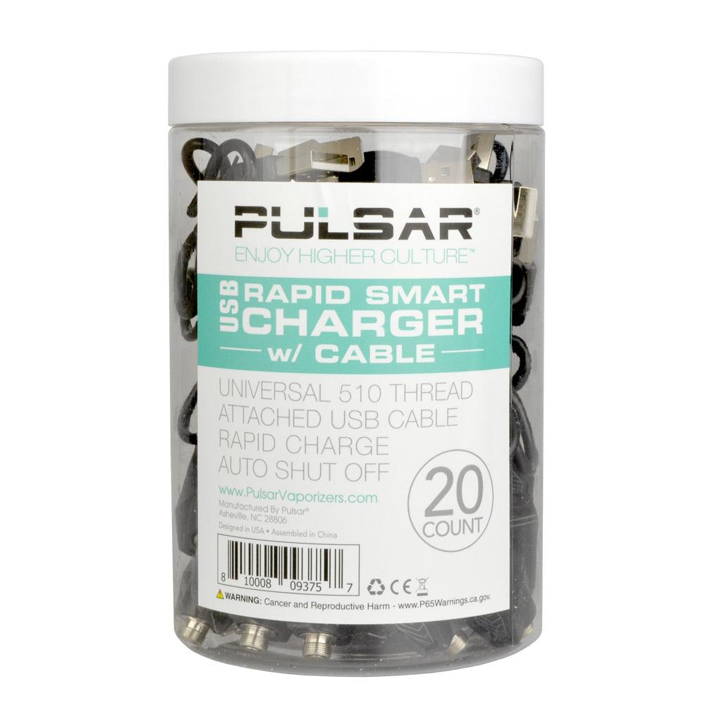 20PC DISPLAY - Pulsar 510 Thread Smart Charger w/ Cable - SmokeWeed.com