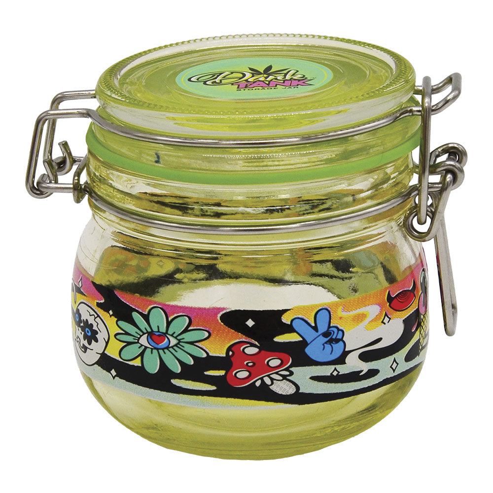 6PC DISPLAY - Fujima Dank Tank Airtight Glass Jar - 150mL/Assorted Designs