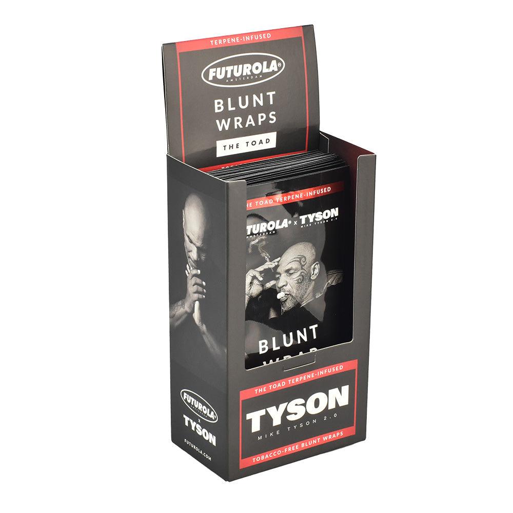 25PC DISP - Futurola x Tyson 2.0 Terp Infused Blunt Wrap - SmokeWeed.com