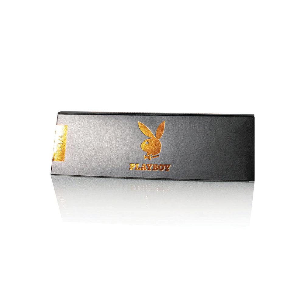 25PC DISP - Playboy x RYOT Rolling Papers - Rose Gold / 1 1/4" - SmokeWeed.com