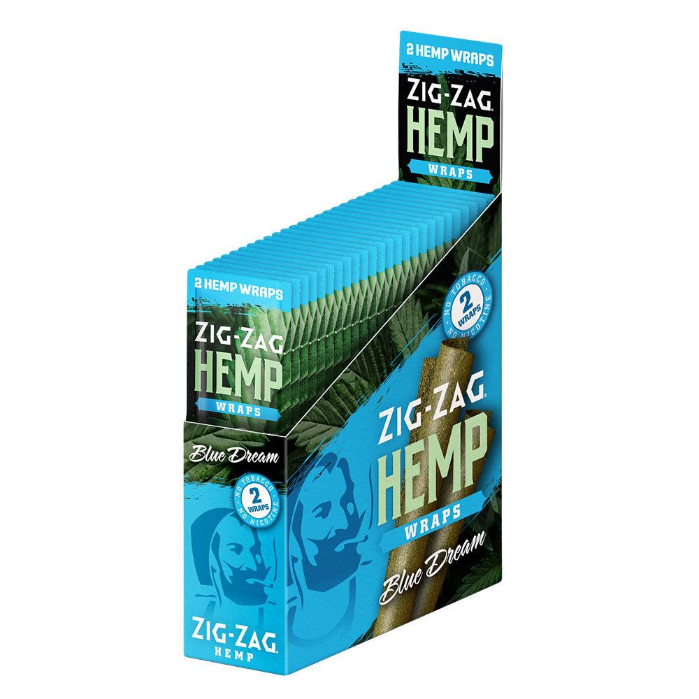 25PC DISPLAY - Zig Zag Hemp Wraps - 2pk - SmokeWeed.com