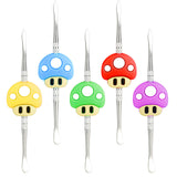 Mushroom Stainless Steel Dab Tool - 4.75"/ 5PC