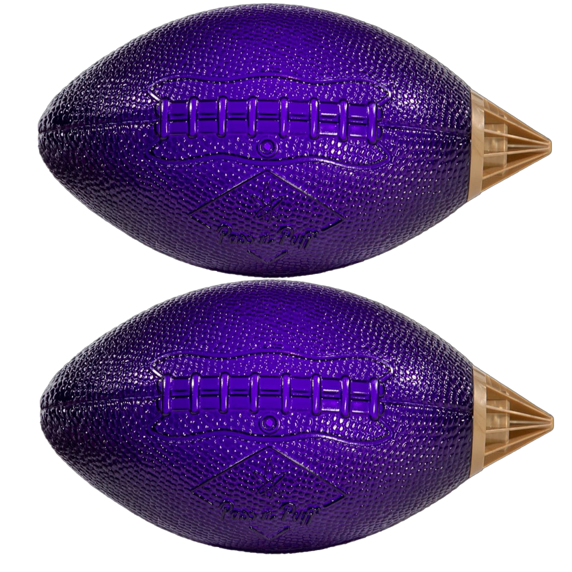 Authentic 2pk PowerHitter Football Purple & Gold