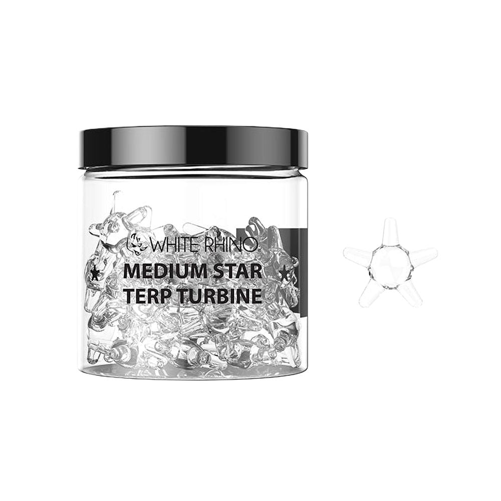 White Rhino Terp Turbine Stars | 25ct Jar