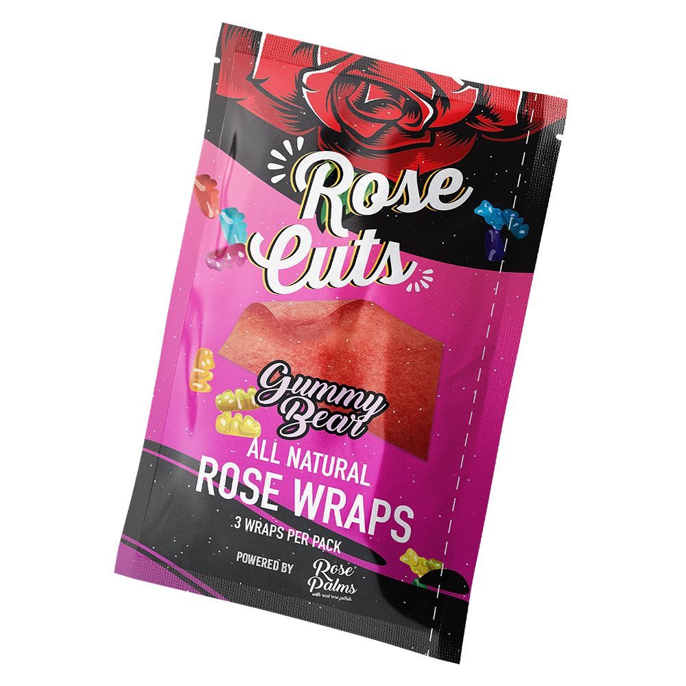 Rose Cuts Pink Rose Wraps | 3pc | 15pk Display