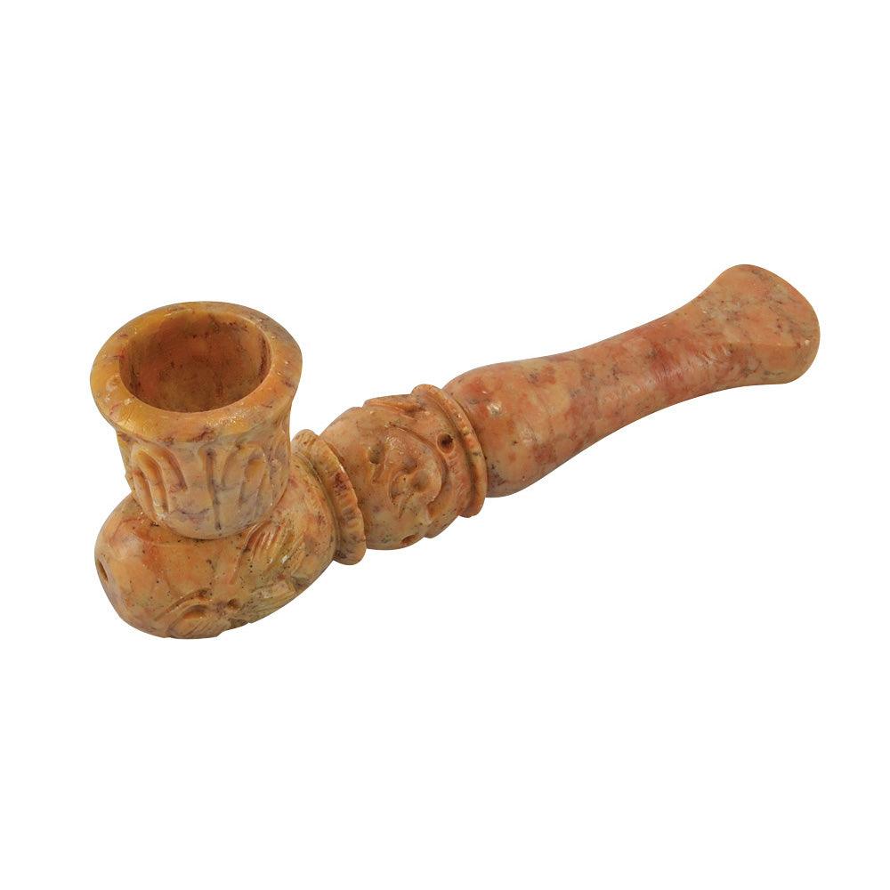 4.5" Marble Stone Pipe - SmokeWeed.com