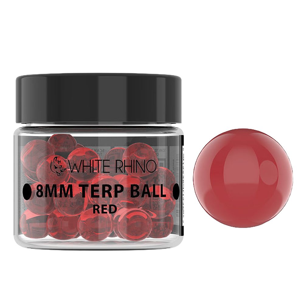 White Rhino Terp Balls | 8mm | 50ct Jar