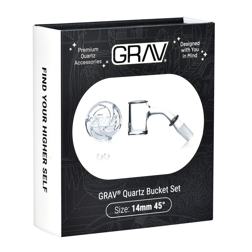 GRAV Seamless Quartz Banger Set | 4pc | 14mm M