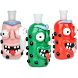 Mr Pickle Glass & Enamel Glow Ash Catcher - 4.5" / 14mm / 90D / Colors Vary