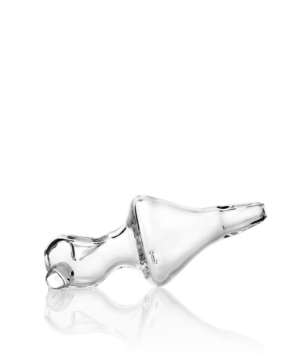 6" Helix™ Mini Hand Pipe - Clear - SmokeWeed.com