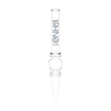 25CT DISPLAY - White Rhino Quartz V3 Dab Straw w/ Silicone Cap - 5"