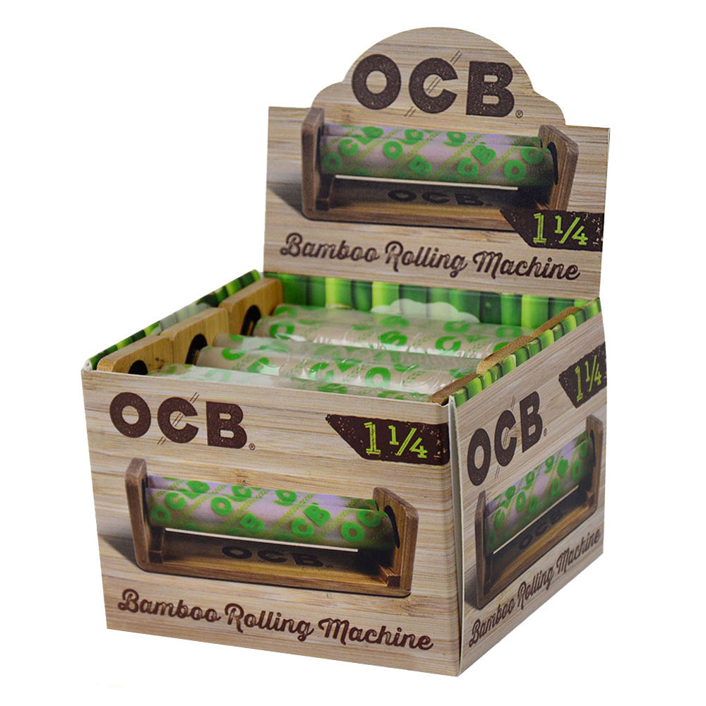 6PC DISPLAY - OCB Bamboo Roller - 1 1/4"