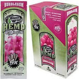 Blunt Wrap Hemp Wraps Bubble Gum-BOX/DISPLAY