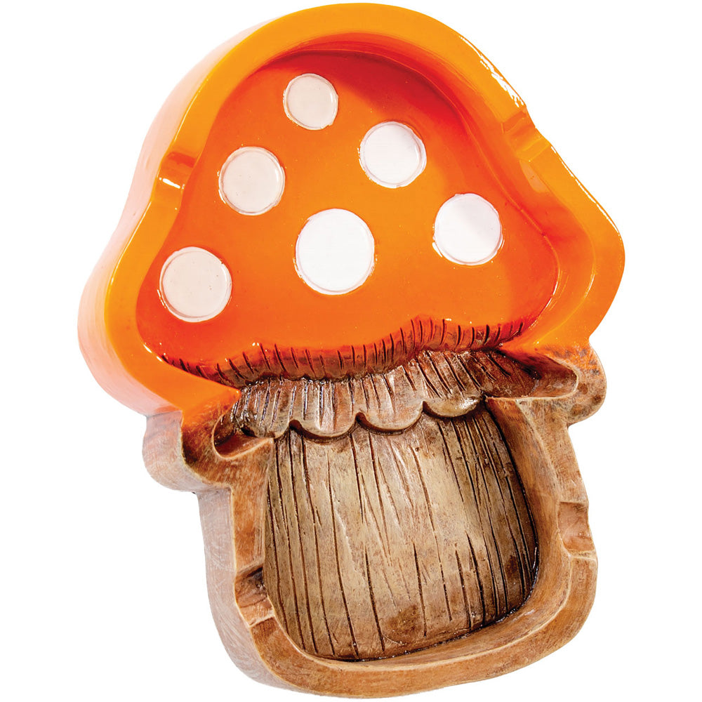 8PC DISPLAY - Fujima Polyresin Mushroom Ashtray - 4"x5"