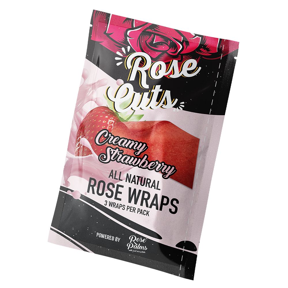 Rose Cuts Pink Rose Wraps | 3pc | 15pk Display