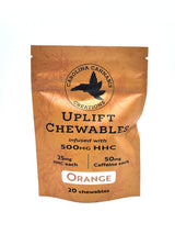 Uplift Chewables | HHC+Caffeine | Orange 20ct bag