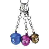 Fujima Acorn Metal Storage Keychain - 24ct