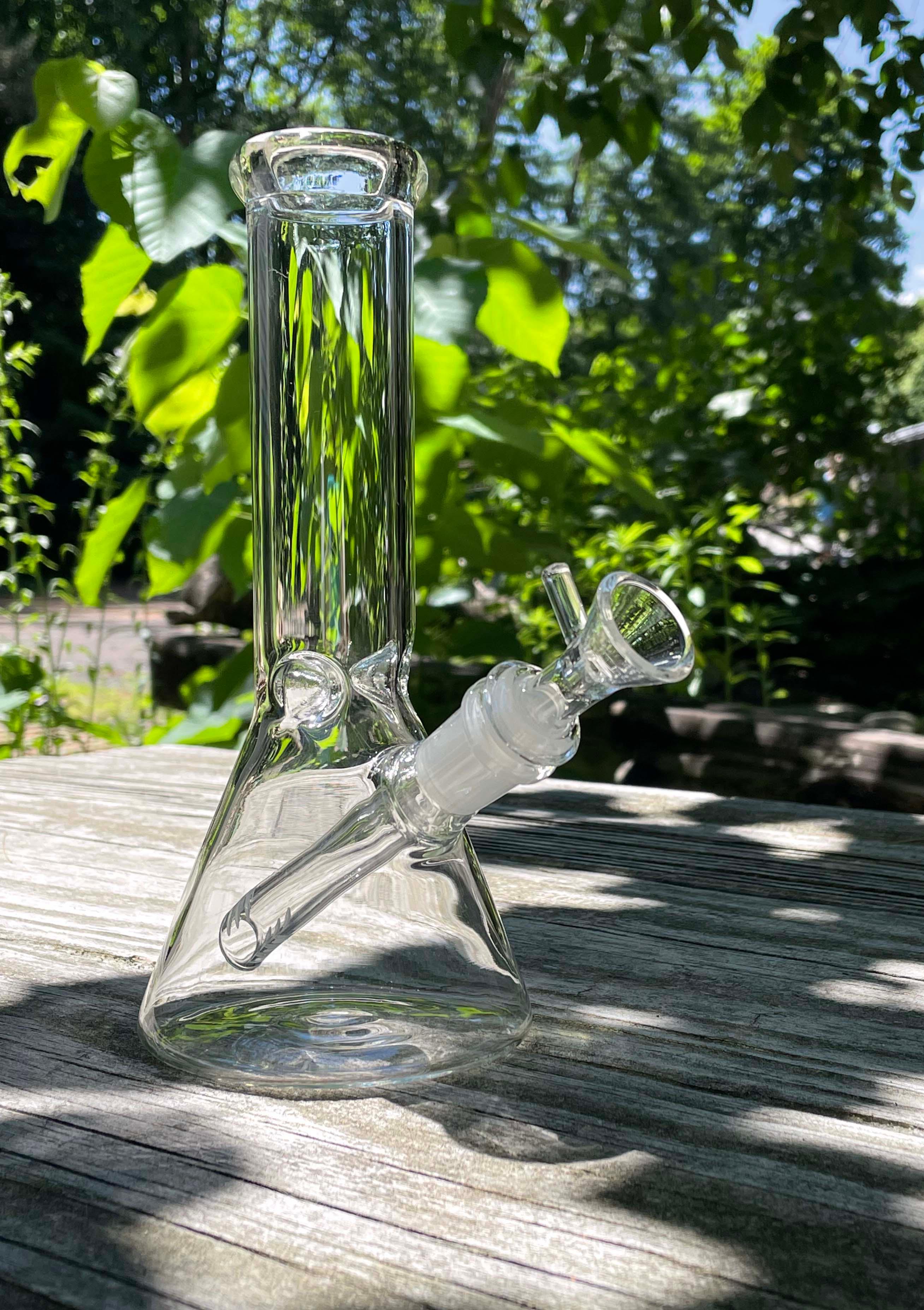 8in 5mm classic beaker - SmokeWeed.com