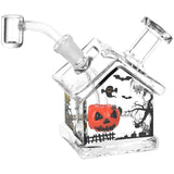 Halloween House Glass Dab Rig - 4.5" / 14mm F