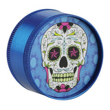 Day of The Dead Sugar Skull - 2" 3pc Grinder -12 PC