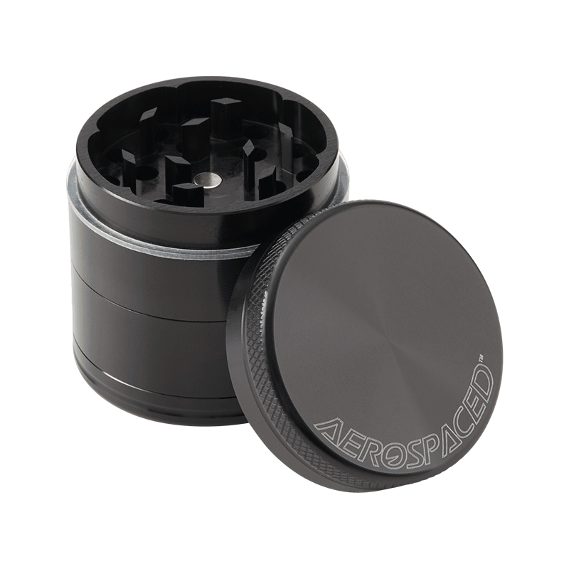 Aerospaced by Higher Standards - 4 Piece Grinder - 1.6" - SmokeWeed.com