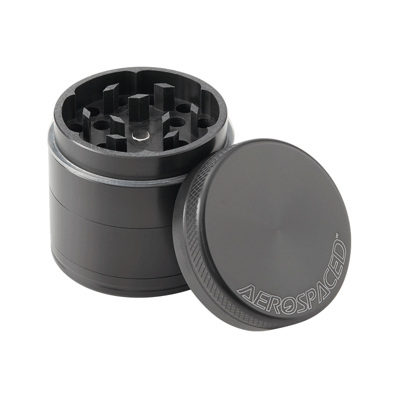 Aerospaced by Higher Standards - 4 Piece Grinder - 1.6" - SmokeWeed.com