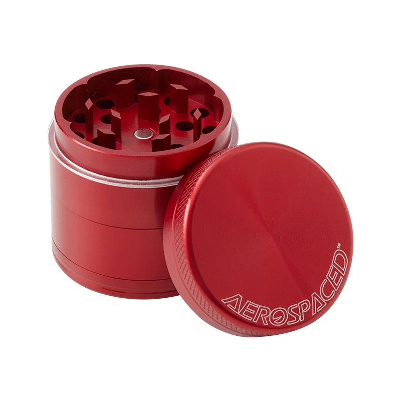 Aerospaced by Higher Standards - 4 Piece Grinder - 1.6" - SmokeWeed.com