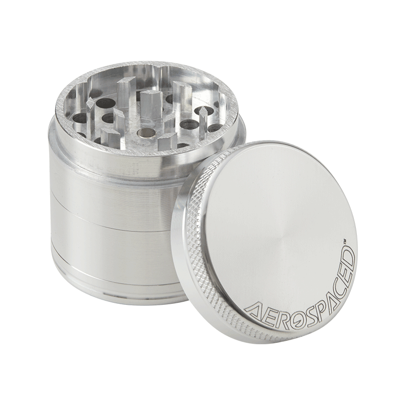 Aerospaced by Higher Standards - 4 Piece Grinder - 1.6" - SmokeWeed.com