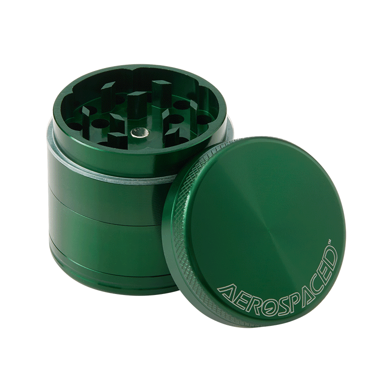 Aerospaced by Higher Standards - 4 Piece Grinder - 1.6" - SmokeWeed.com