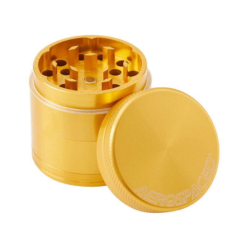 Aerospaced by Higher Standards - 4 Piece Grinder - 1.6" - SmokeWeed.com